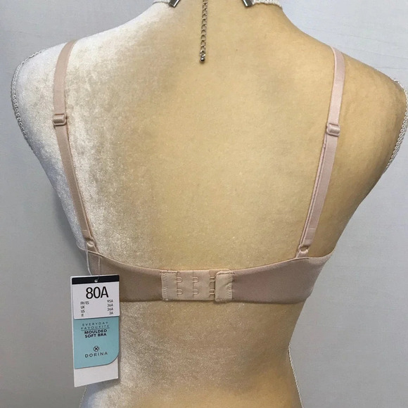 Dorina NWT Wirefree Moulded Soft Bra Women 36A - Picture 4 of 9